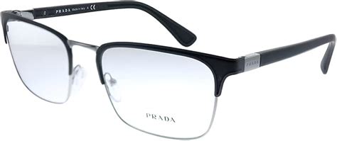 Prada Heritage PR 54TV 1BO1O1 Matte Black Metal .